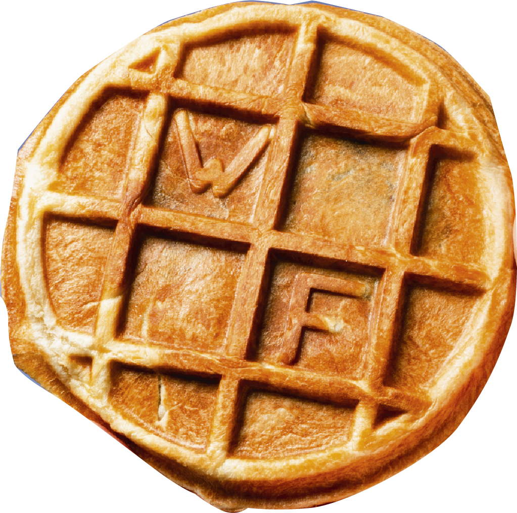 Gaufre de Liège dorée